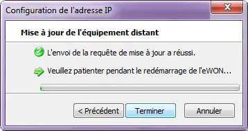 Mise à jour de l’équipement distant
